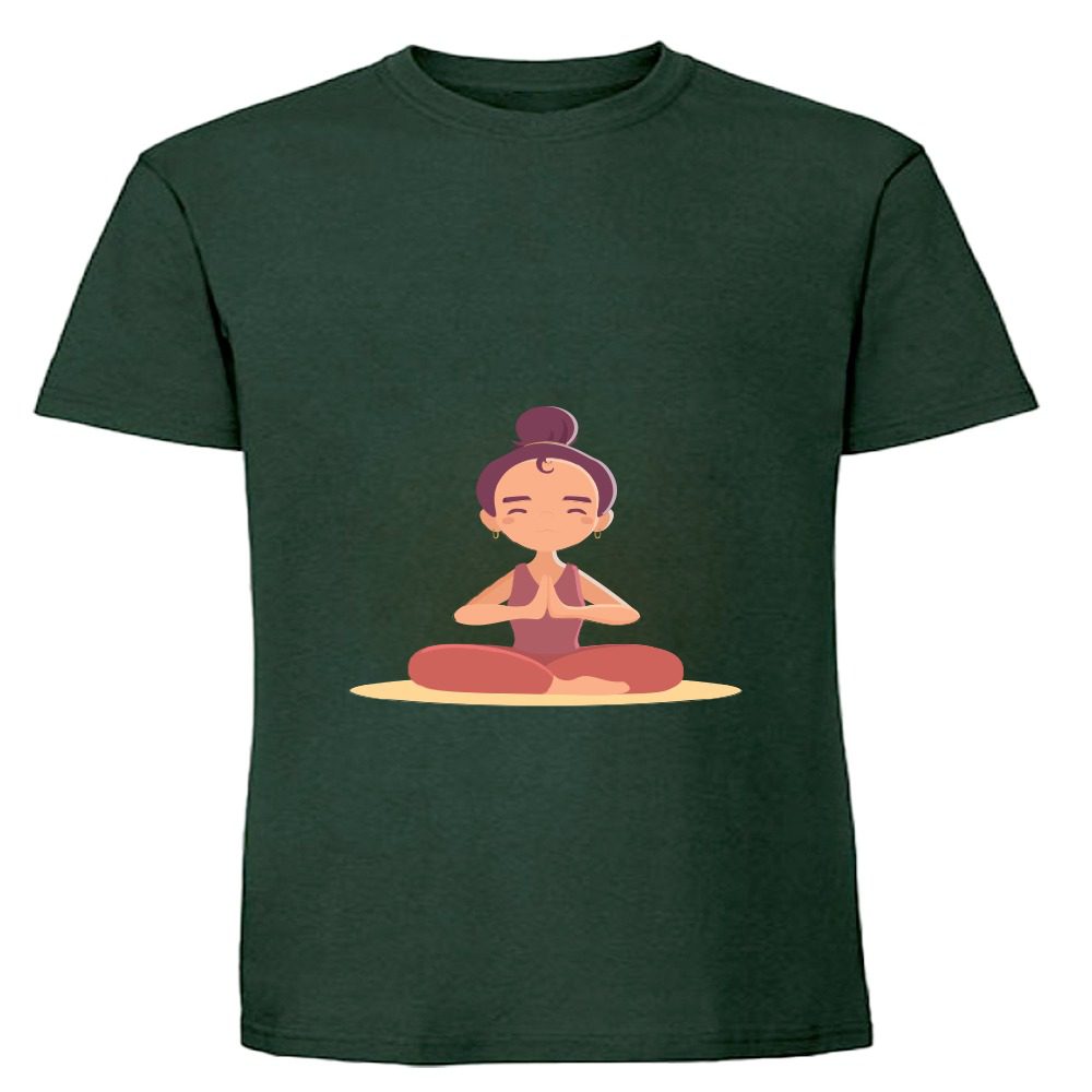 ECOLINE YOGA T-SHIRTS Dark green 2