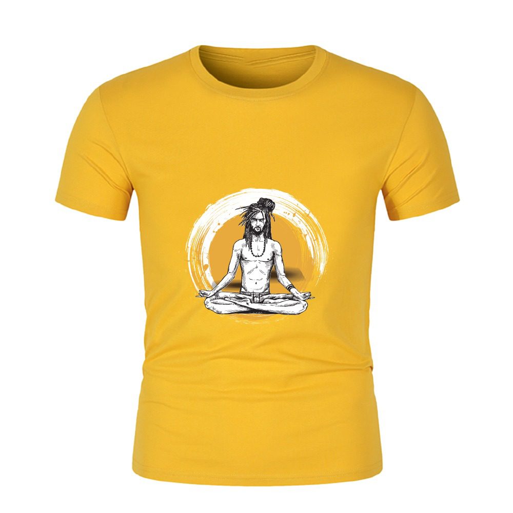 ECOLINE YOGA T-SHIRTS Yellow 2