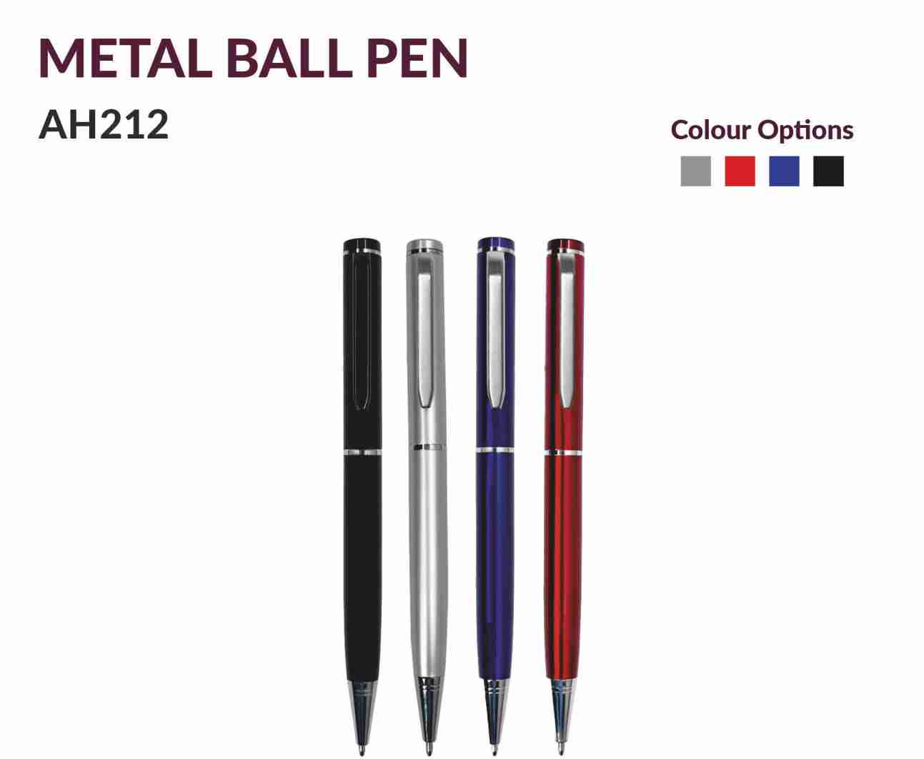 METAL BALL PEN AH212