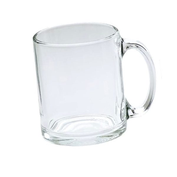 11oz Transparent Glass Mug